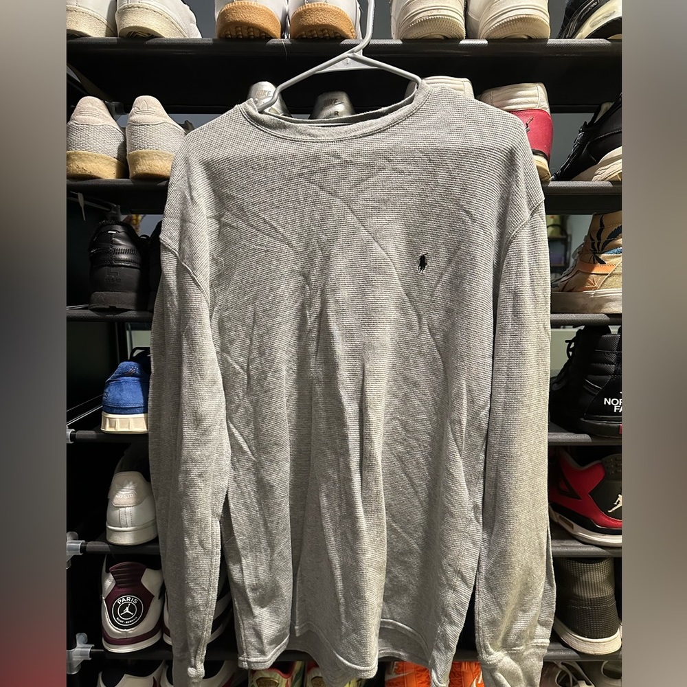 2XL Polo Waffle Shirt